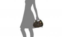 Kale Handbags巧克力色编织肩包