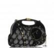 Kale Handbags灰色金属感编织肩包