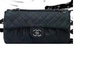 香奈儿Chanel 2011春夏系列新款灰色菱格纹幻彩小牛皮手提包/女士手袋