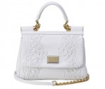 杜嘉班纳Dolce & Gabbana 2011春夏系列“Miss Sicily”白色蕾丝配皮手提包