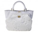 杜嘉班纳Dolce & Gabbana 2011春夏系列白色蕾丝挎包