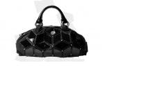 雨果·博斯黑色立体感设计手提包
