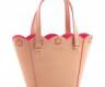 凯特·丝蓓纽约09春夏系列粉色皮革手提包