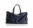 D&G09春夏系列蓝色皮革拉链装饰手提包