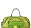爱斯卡达09春夏系列横向绿色手提包