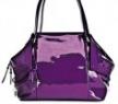 萨尔瓦多·菲拉格慕紫色漆皮手提包