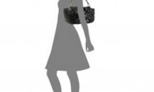 普拉达黑色皮革“Dressy New”中号手提包