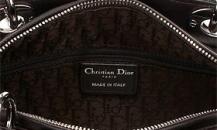 迪奥Lady Dior Cannage图案手提包