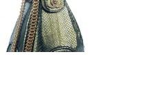 香奈儿巴黎-莫斯科系列蟒蛇纹挎包