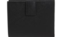 萨尔瓦多·菲拉格慕黑色logo装饰钱夹