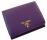 普拉达Prada 2011年紫色斜纹牛皮三折钱包