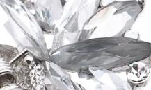 Evita Peroni 银色水晶发夹 - 依惠达
