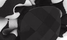 Evita Peroni 黑白斑点发夹 - 依惠达