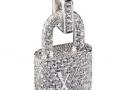 Louis Vuitton锁形钻石吊坠 - 路易-威登