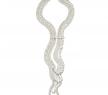 Hermès 银质领带式长项链 - 爱马仕