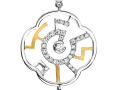 谢瑞麟  Saxx融乐钻饰系列18K白色黄金钻石耳环 - 谢瑞麟