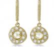 De Beers Talisman护身符系列Solitaire黄金耳坠 - 戴比尔斯