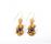 Yves Saint Laurent 金色宝石耳环 - 伊夫圣罗兰
