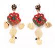 Dolce&Gabbana 金色铜牌耳环 - 杜嘉班纳