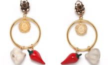 Dolce&Gabbana 金属铜环耳环 - 杜嘉班纳