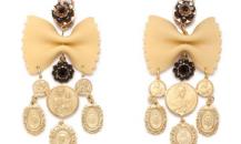 Dolce&Gabbana 金色铜牌耳环 - 杜嘉班纳