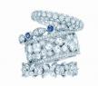 蒂芙尼Tiffany Celebration® 系列铂金镶钻和铂金镶钻配蓝宝石戒指 - 蒂芙尼