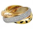 Cartier豹纹Trinity系列戒指 - 卡地亚