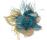 Evita Peroni  蓝色花朵型羽毛装饰胸针 - 依惠达