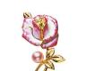 Mikimoto玫瑰胸针 - 御木本