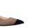 乔治·阿玛尼饰漆皮尖头咖啡色高跟鞋