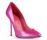 塞尔吉奥·罗西紫红色漆皮尖头高跟鞋