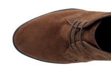 托德斯棕色麂皮绑带及踝靴