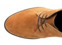 托德斯驼色麂皮绑带及踝靴