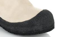 巴利米色麂皮剪羊毛衬里长筒靴