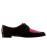 乔治·阿玛尼饰水钻桃红色黑色拼接绑带休闲鞋