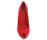 亚历山大·麦昆红色麂皮鱼嘴艺术跟凉鞋