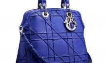 Dior Granville皇室蓝皮革手提包