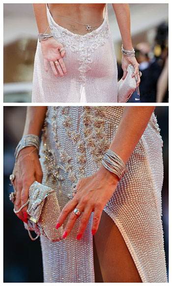 红毯女星的时尚武器 水晶晚宴包