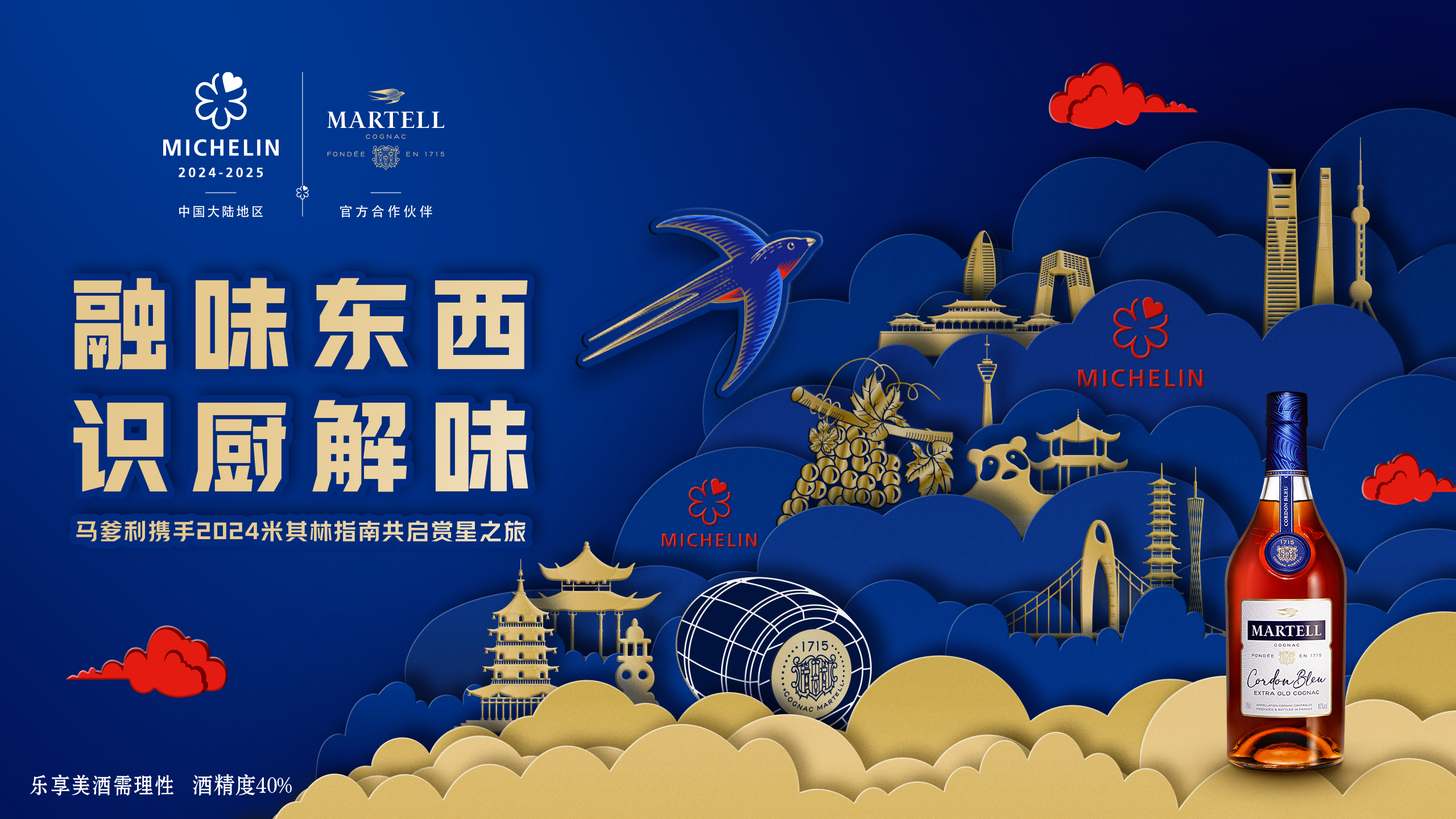 融味东西 识厨解味-马爹利携手2024米其林指南共启赏星之旅